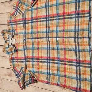 Women's plaid blouse